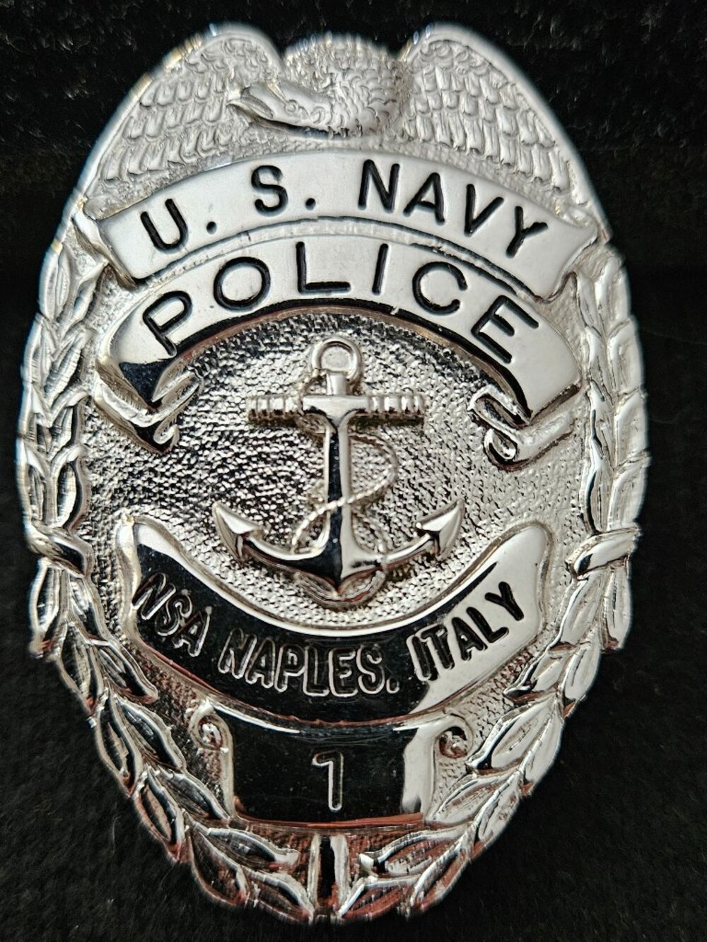 U.S. NAVY POLICE - BADGE #1